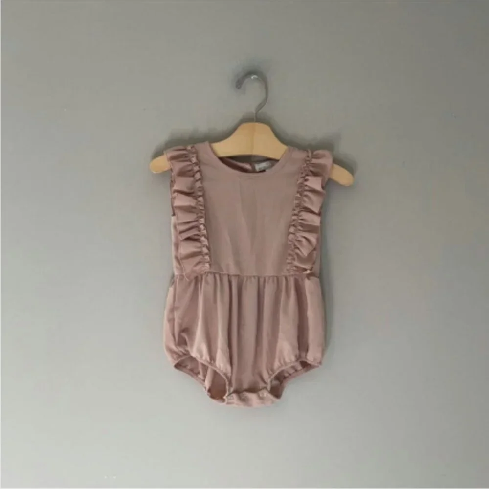 $12 ADD ON Bailey's‎ Blossoms Romper 3T Jamie Kay dress ruffle butts rufflebutts